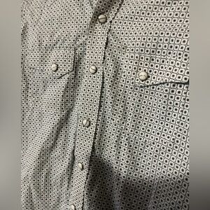 Rafter C boys western shirt pearl snaps size Medium 8